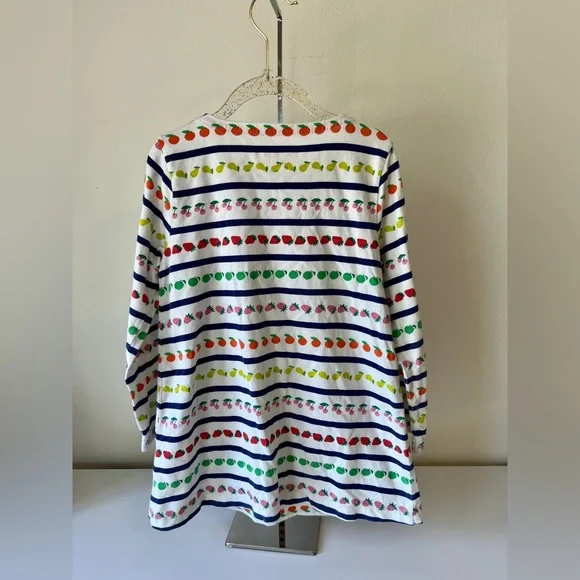 MINI BODEN Girl’s Strawberry Pockets Long SleeveTunic Fruit Dress, 5/6Y, VGUC - Picture 6 of 6